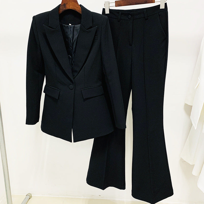 Bell Bottom Pants Suit Two Piece Suit