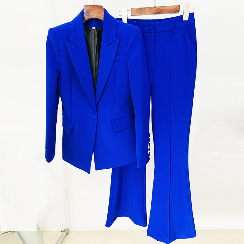 Bell Bottom Pants Suit Two Piece Suit