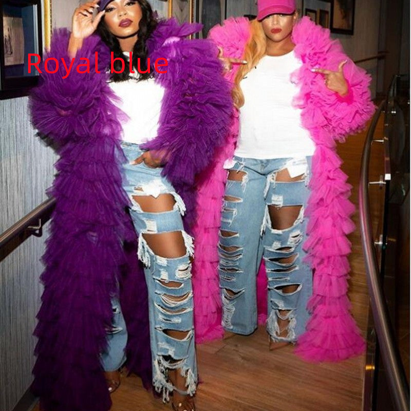 Maxi Tulle Duster For Women