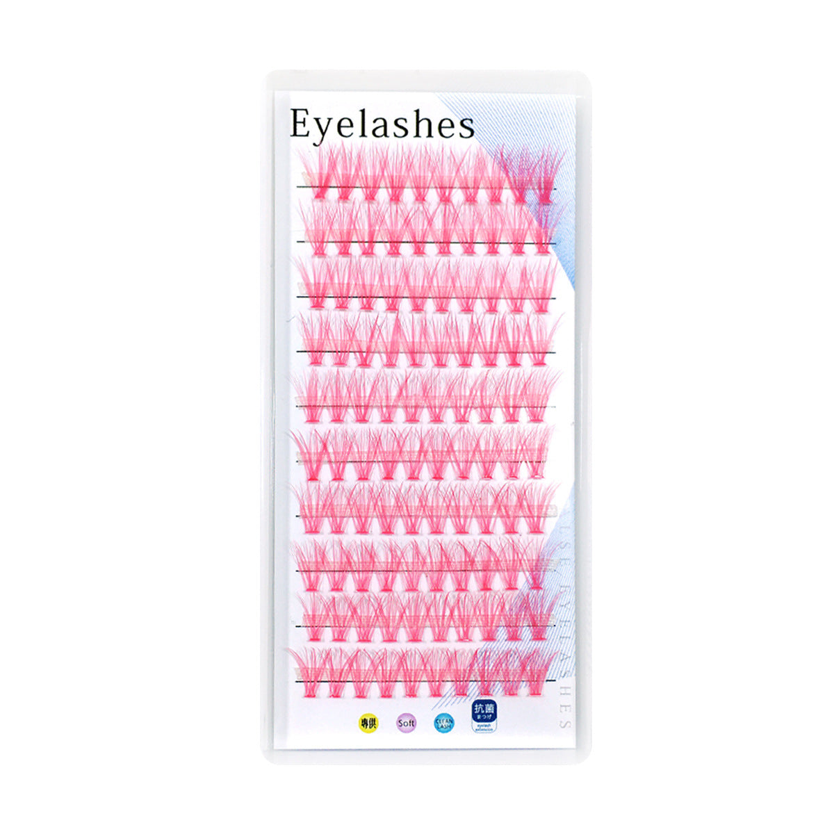 Easy Applied Colorful Custers Lashes