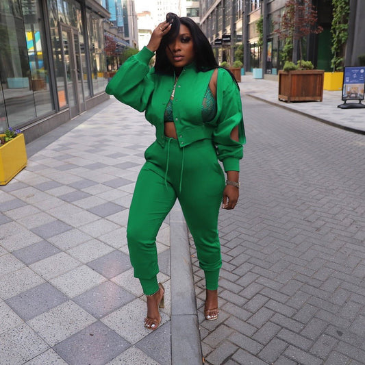 Ripped Women's Clothing Fashion Suit